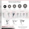Service Caster 3 Inch Phenolic Wheel Swivel 10mm Threaded Stem Caster with Brake SCC SCC-TS20S314-PHR-TLB-M1015 - alternate 4